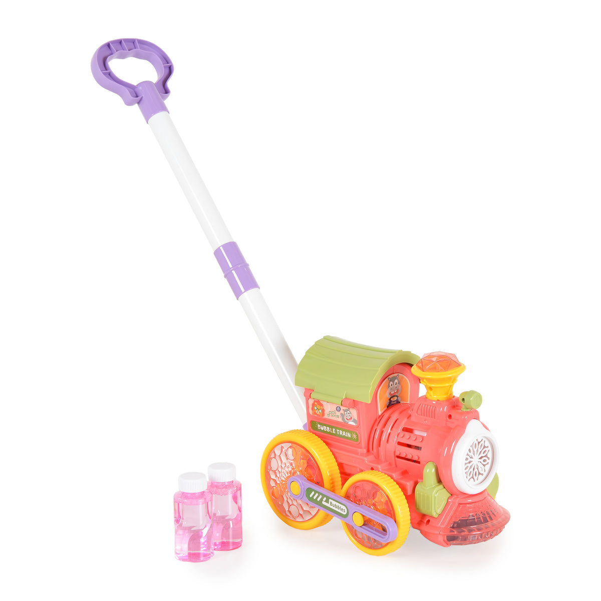Moni Toys Играчка за сапунени балони влак Wheels Red