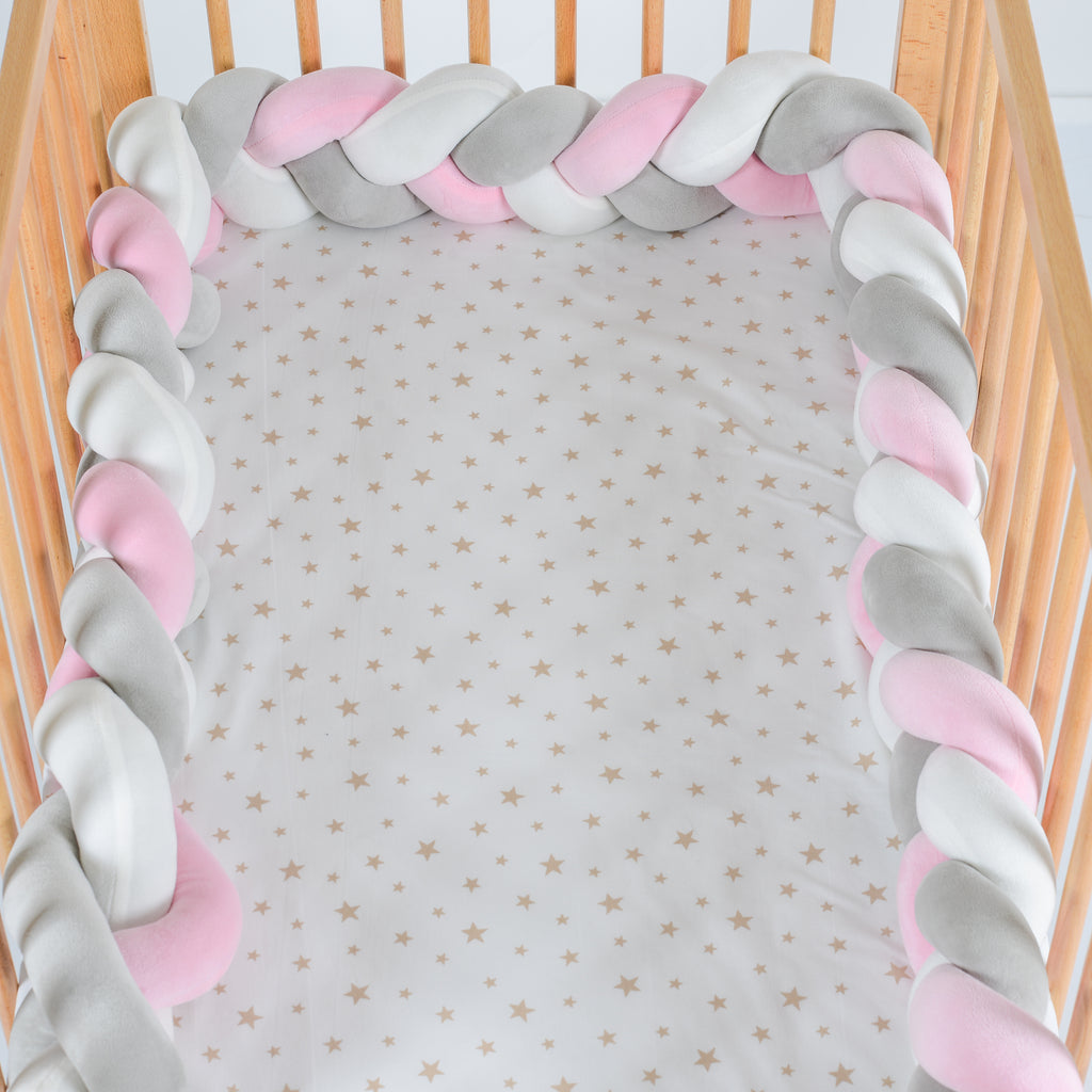 Cangaroo Луксозен oбиколник плитка Braidy220/13см - Розов