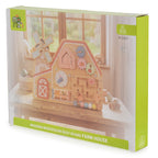 Moni Toys Монтесори дървена дъска Farm House W12D824