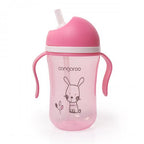 Cangaroo Чаша със силиконова сламка 300ML Bunny C0587 - Розов