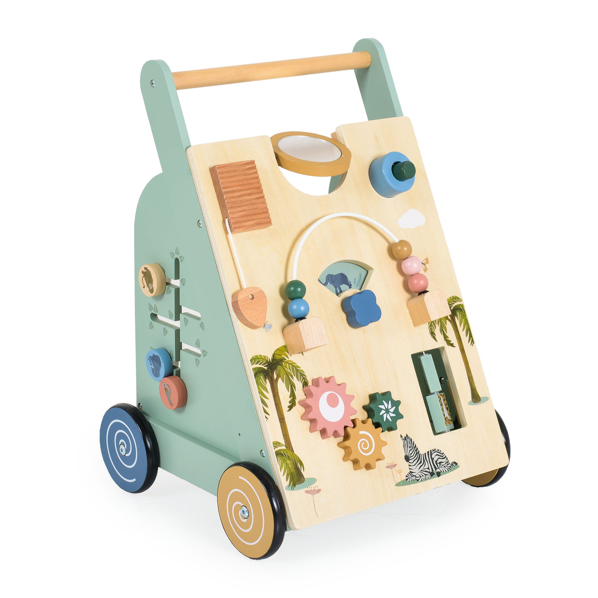 Moni Toys Дървена играчка за прохождане Lala