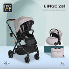 Moni Комбинирана количка 2 в 1 Bingo Marine-green