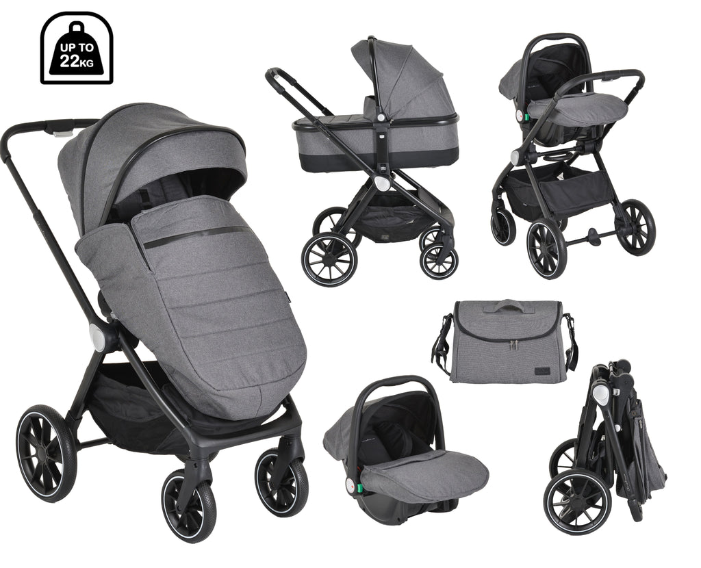 Cangaroo Комбинирана детска количка Christiano 3в1