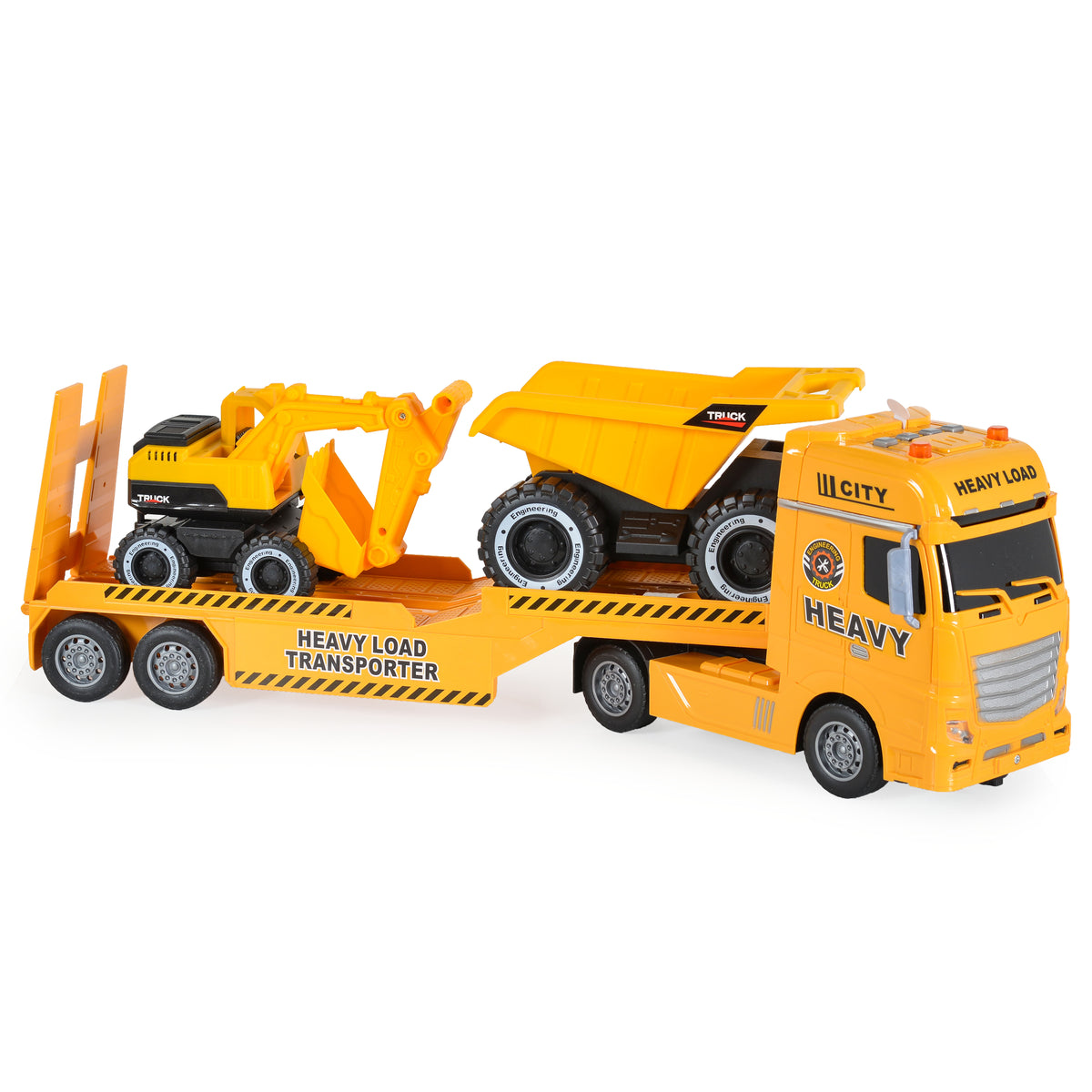 Jin Jia Toys Автовоз с багер и самосвал 666-68F