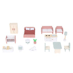 Moni Toys Дървена къща за кукли The Castle 8306