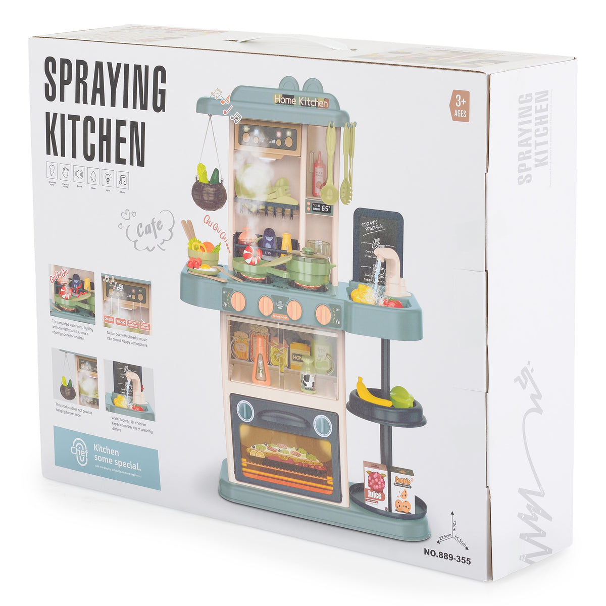 Moni Toys Детска кухня с аксесоари и течаща вода 889-355