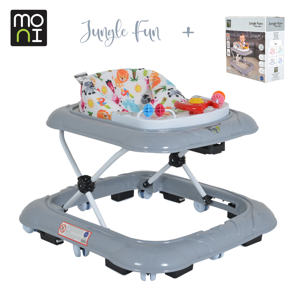 Moni Проходилка Jungle fun + - Сив