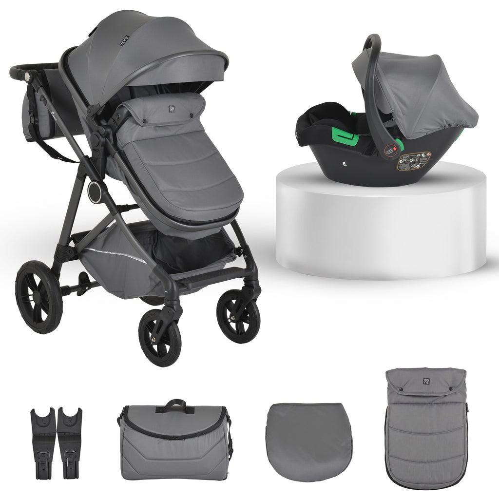 Moni Комбинирана количка Lara 2 в 1 Grey