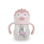 Cangaroo Чаша със сламка 250ml Brillo A0033 - Розов