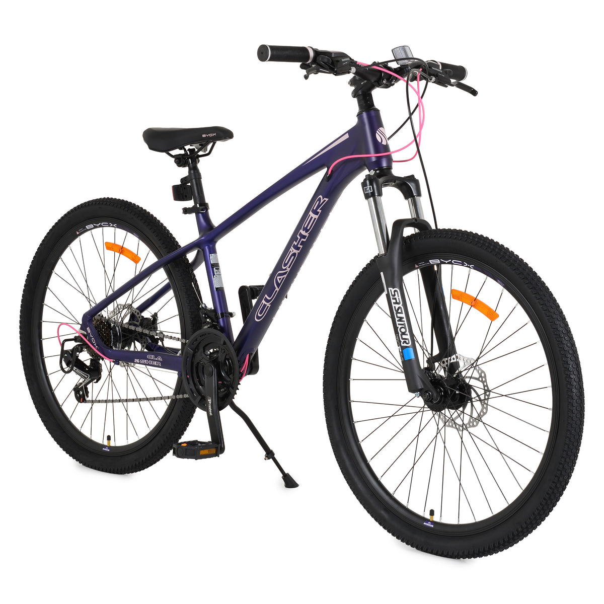 Byox Велосипед със скорости alloy 26" Clasher Purple