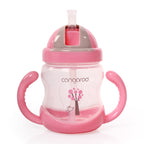 Cangaroo Чаша с пластмасова сламка 280ml Boo C0582 - Розов