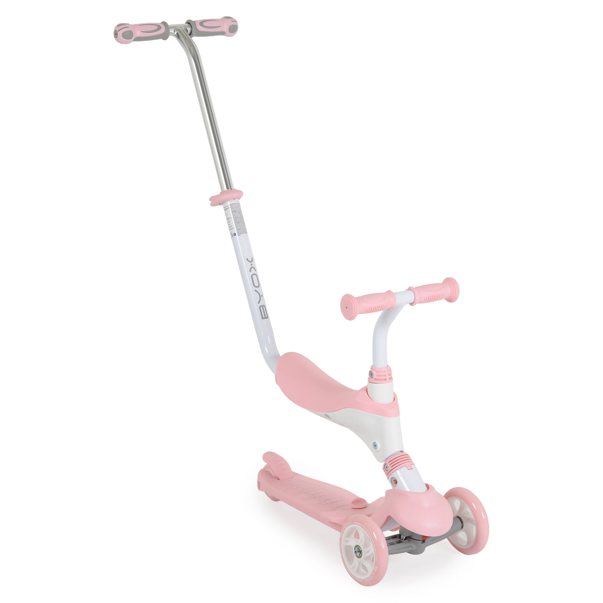 Byox Тротинетка Tristar 3в1 Pink