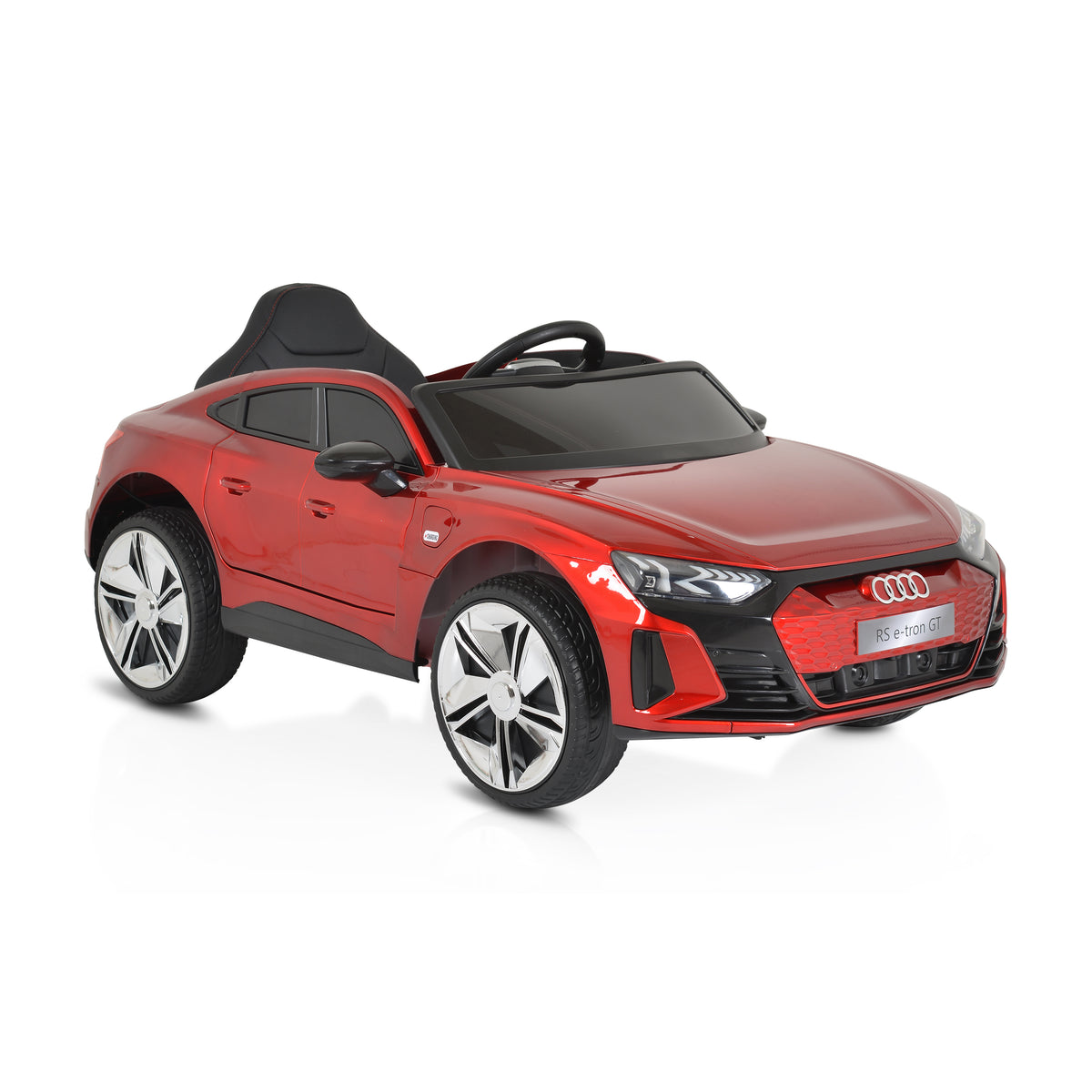 Audi Акумулаторна кола Audi RS e-tron 717 металик - Червен
