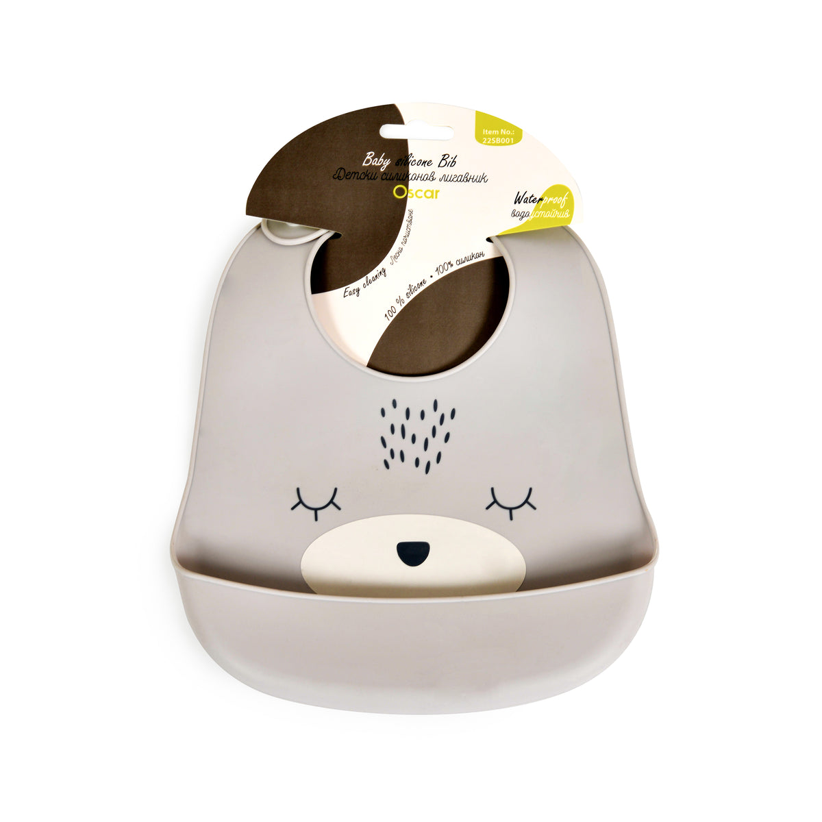 Cangaroo Силиконов лигавник Oscar - Сив