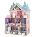 Moni Toys Дървена къща за кукли The Castle 8306