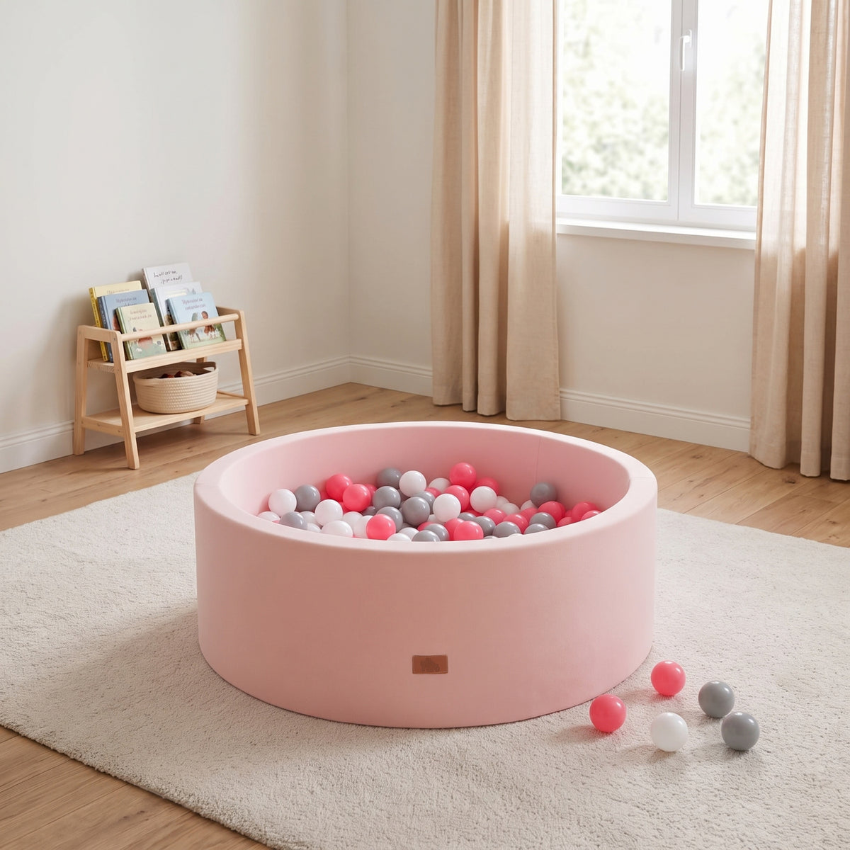 Moni Toys Басейн мек с 200 топки Pink