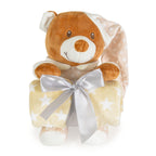 Cangaroo Одеяло 90/75 cm с играчка Addie Bear - Бежов