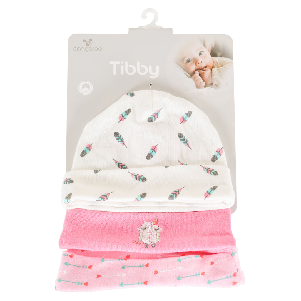 Cangaroo Шапки за новородено Tibby - Розов