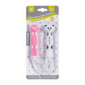 Cangaroo Силиконови лъжици Baby Panda F1607 - Розов