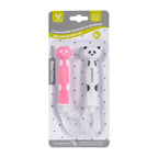 Cangaroo Силиконови лъжици Baby Panda F1607 - Розов
