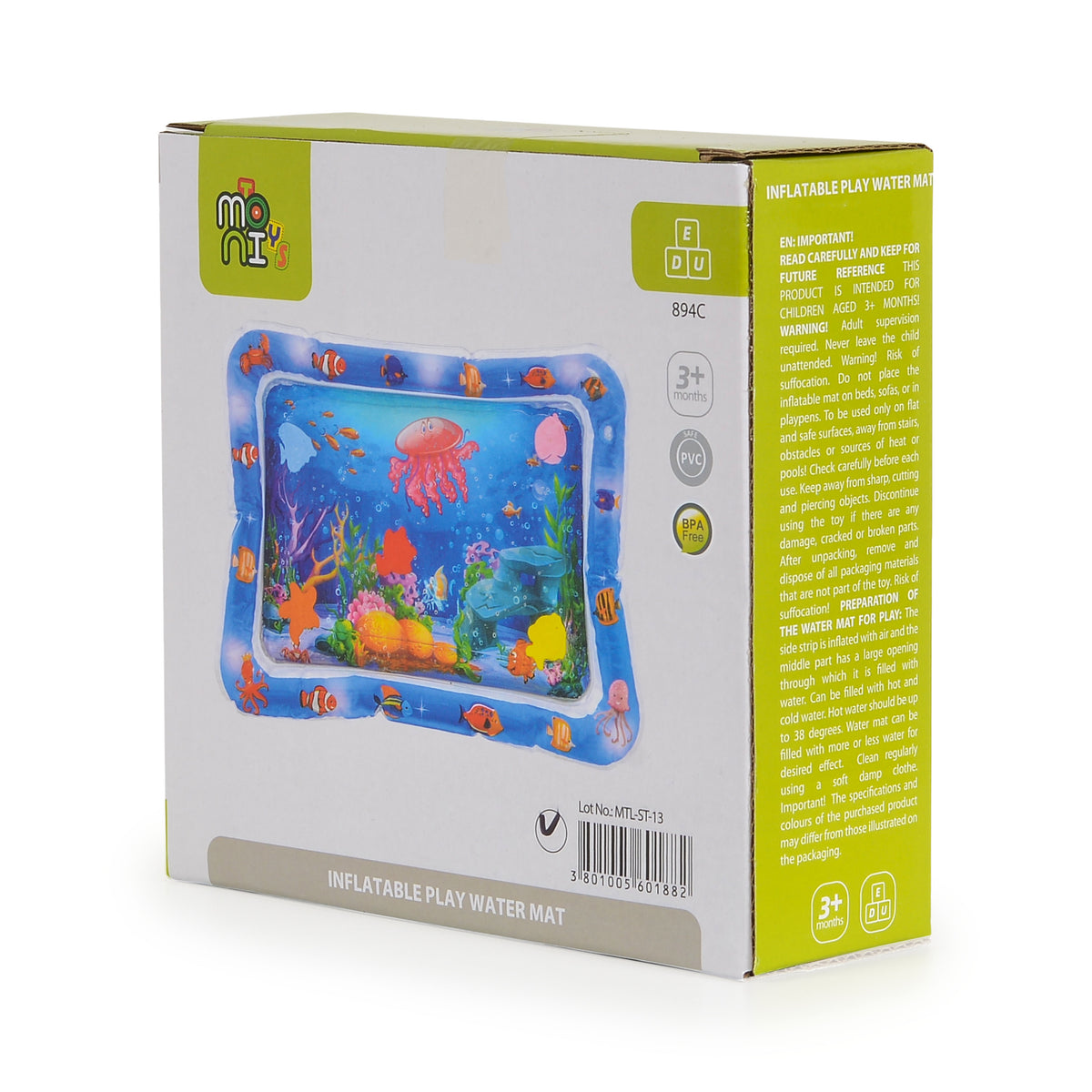 Moni Toys Надуваема водна подложка за игра 894C