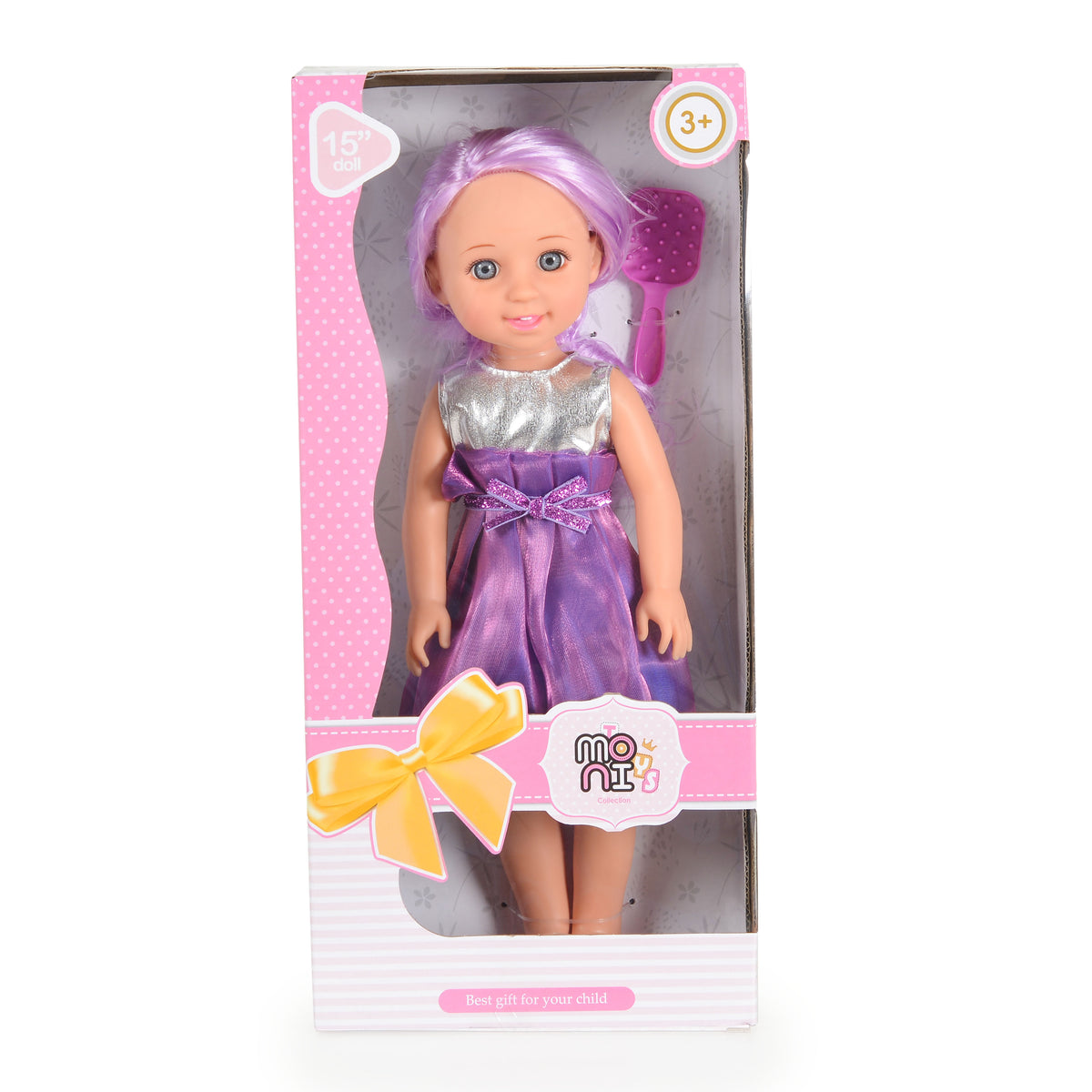 Moni Toys Кукла 38 cm Fairy Doll виолет LS1502