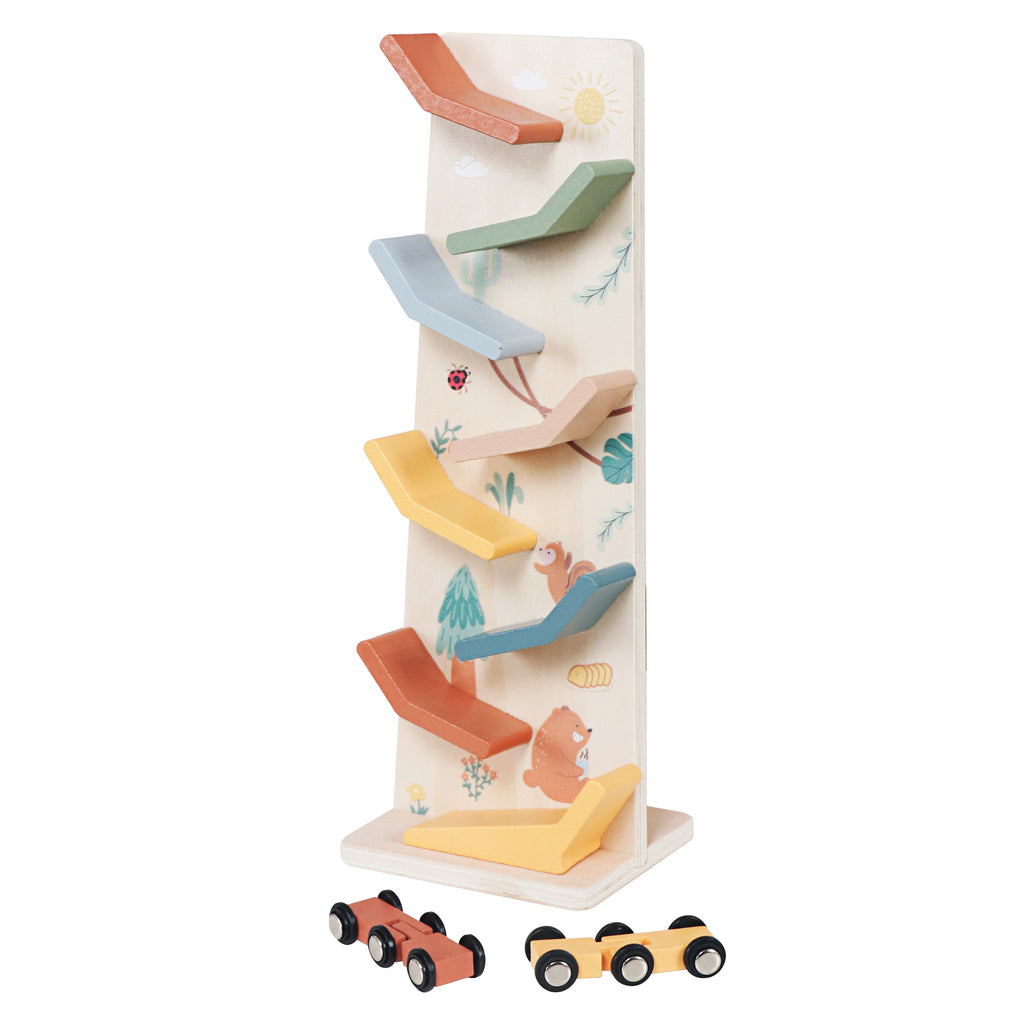 Moni Toys Дървена писта Speed car W04E475