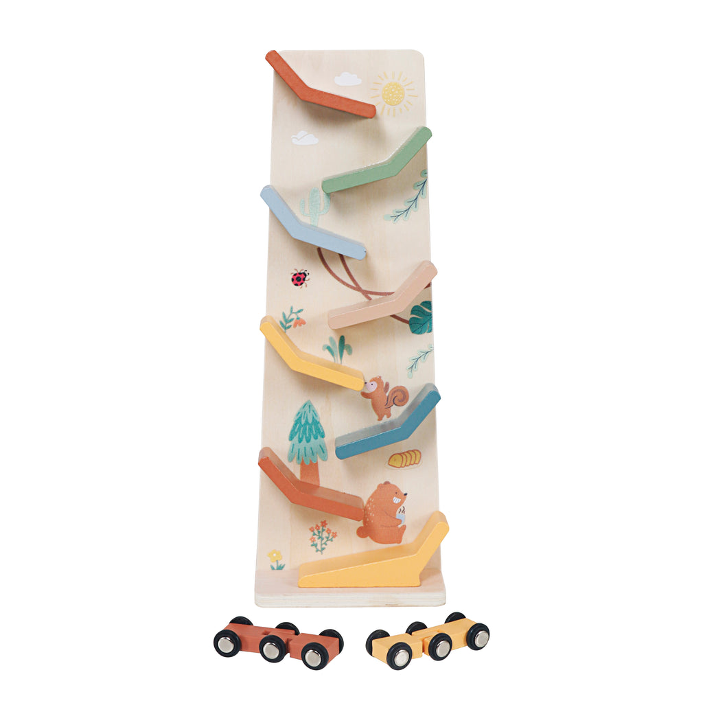 Moni Toys Дървена писта Speed car W04E475