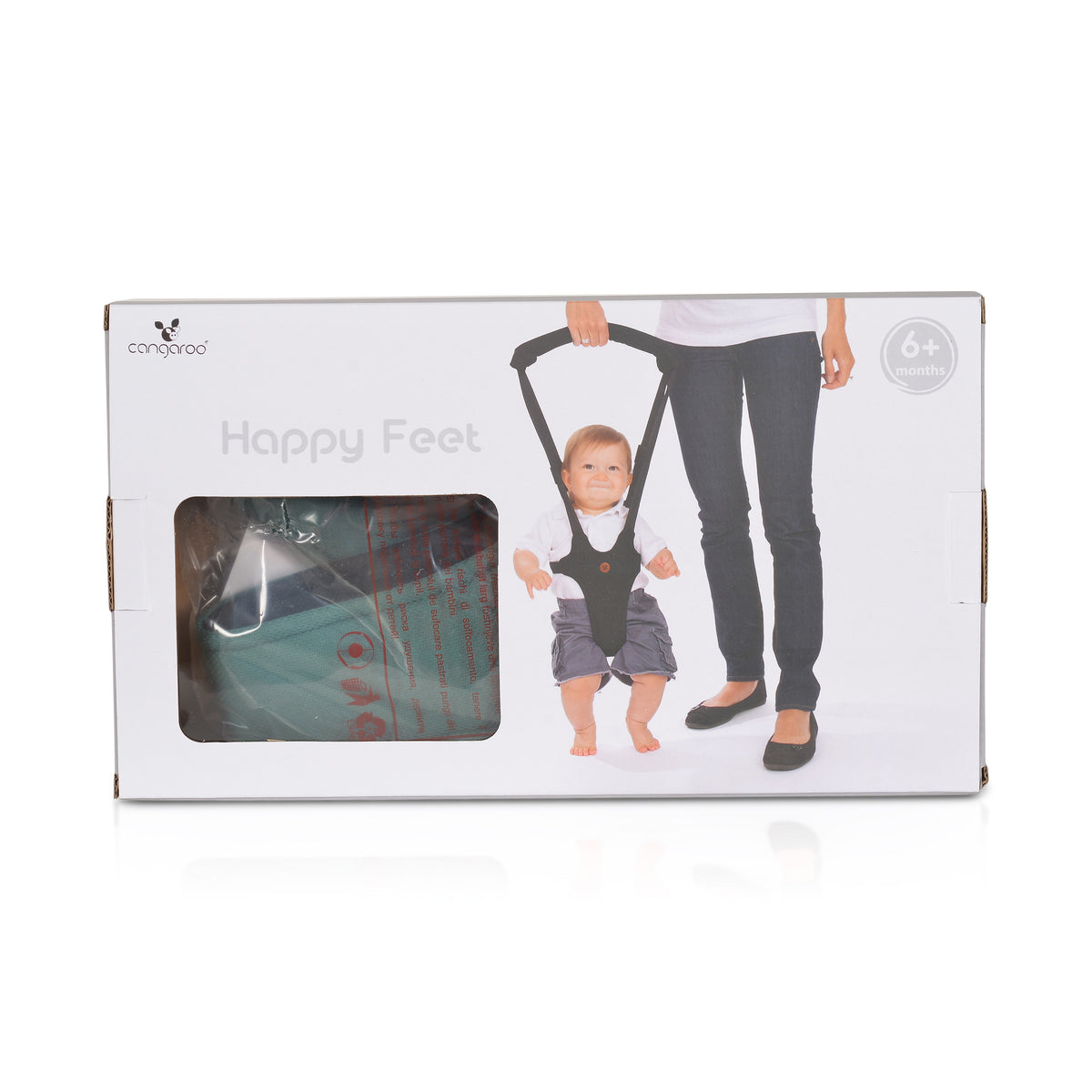Cangaroo Колан за прохождане Happy feet черен