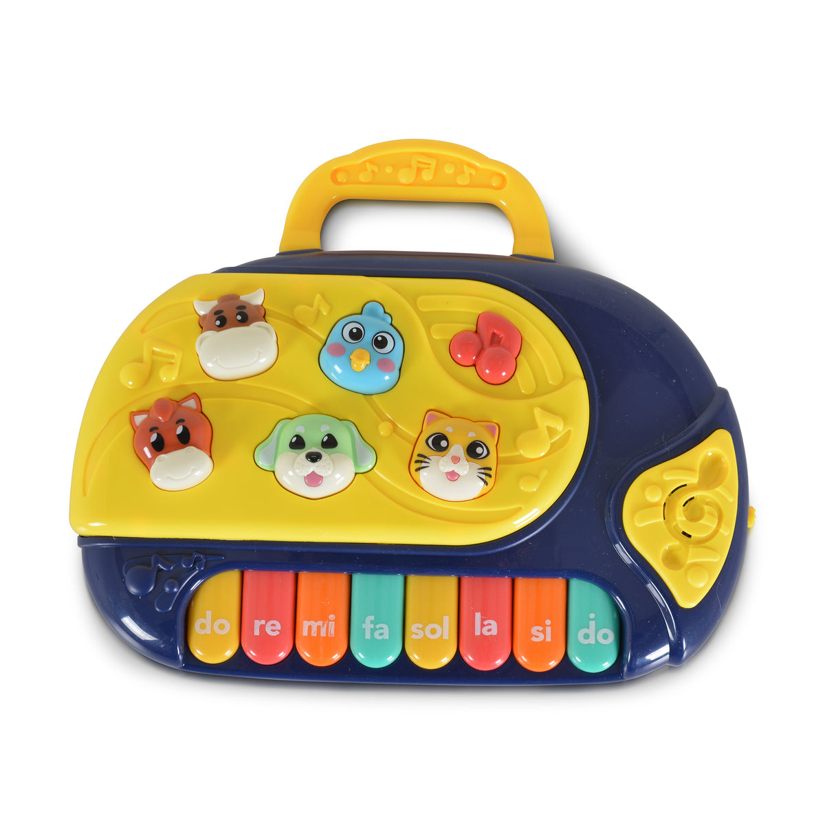 Fivestar Toys Бебешко Музикално пиано с животни 794 - Син