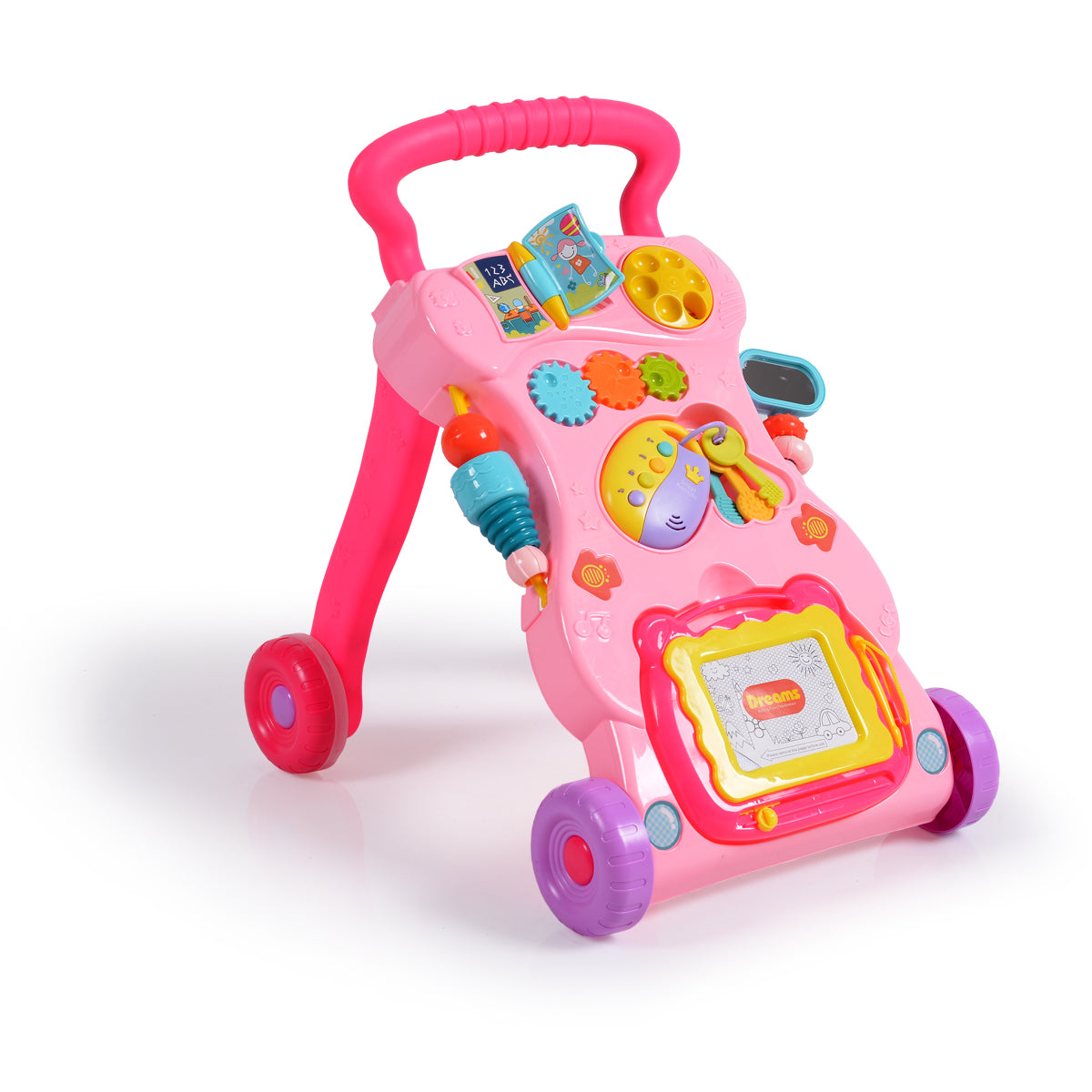 Moni Toys Играчка за прохождане Dreams - Розов