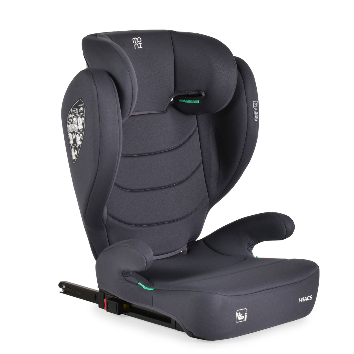 Moni Стол за кола i-Race 100-150см Stone-gray