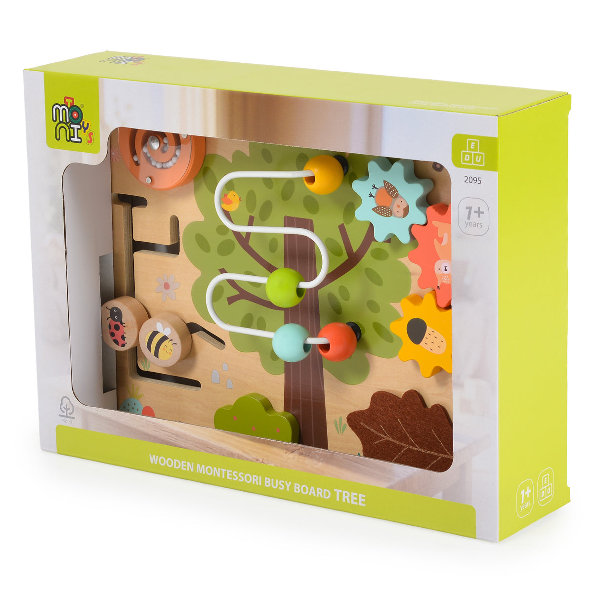 Moni Toys Дървена Монтесори дъска Дърво 2095