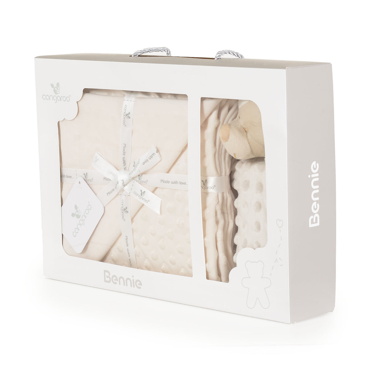 Cangaroo Одеяло 75/100 см с играчка Bennie