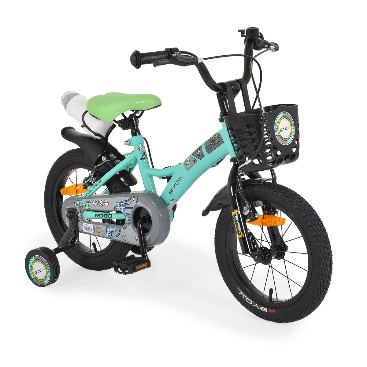 Byox Детски велосипед 14" Robo mint
