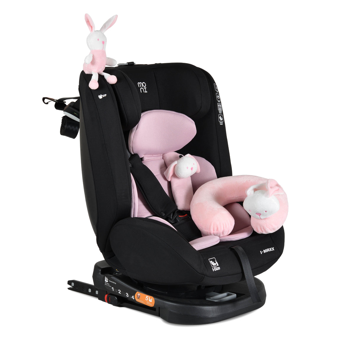 Moni Стол за кола i-Maxx 40-150см Baby-pink