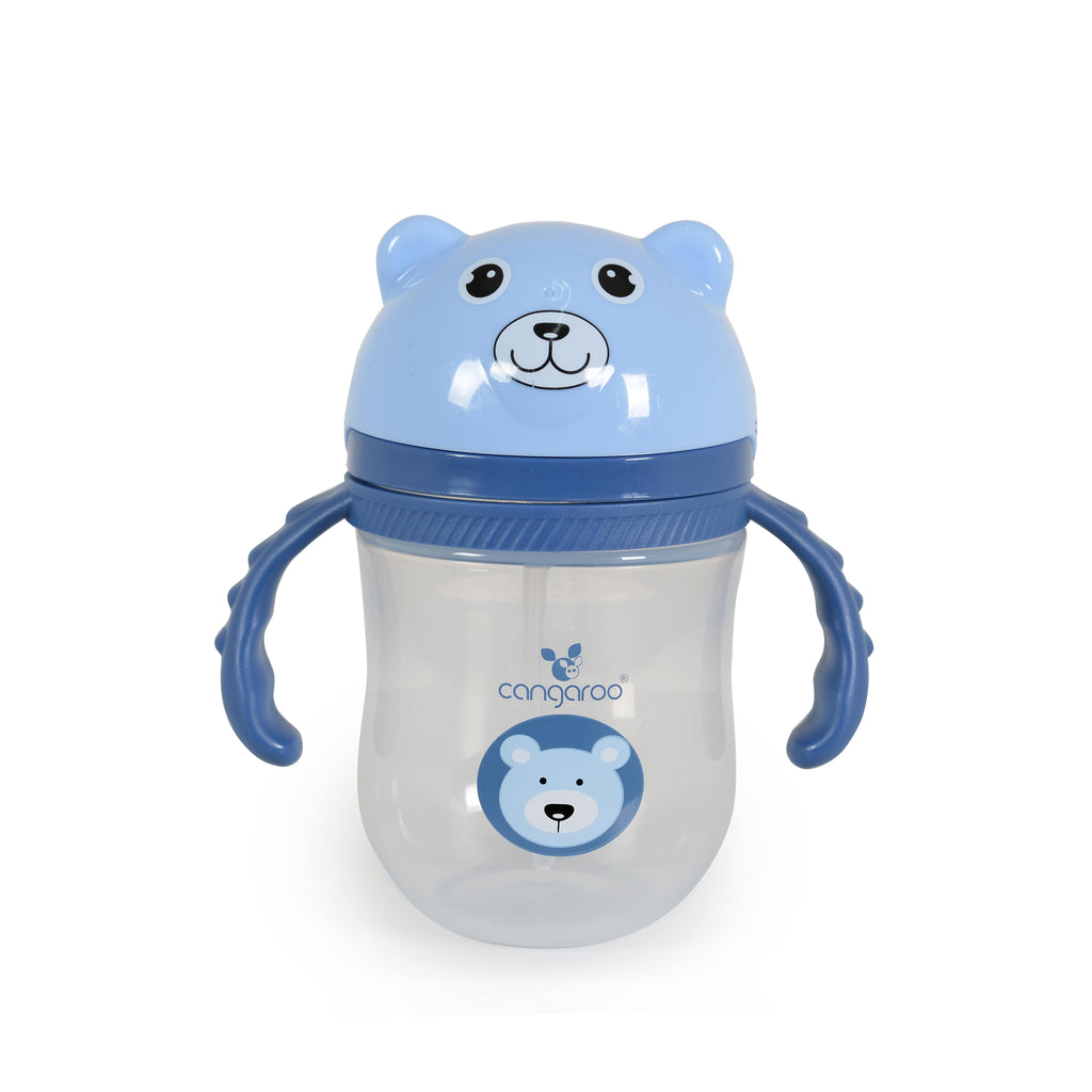 Cangaroo Чаша със сламка 240ml Berry -C0586 - Син