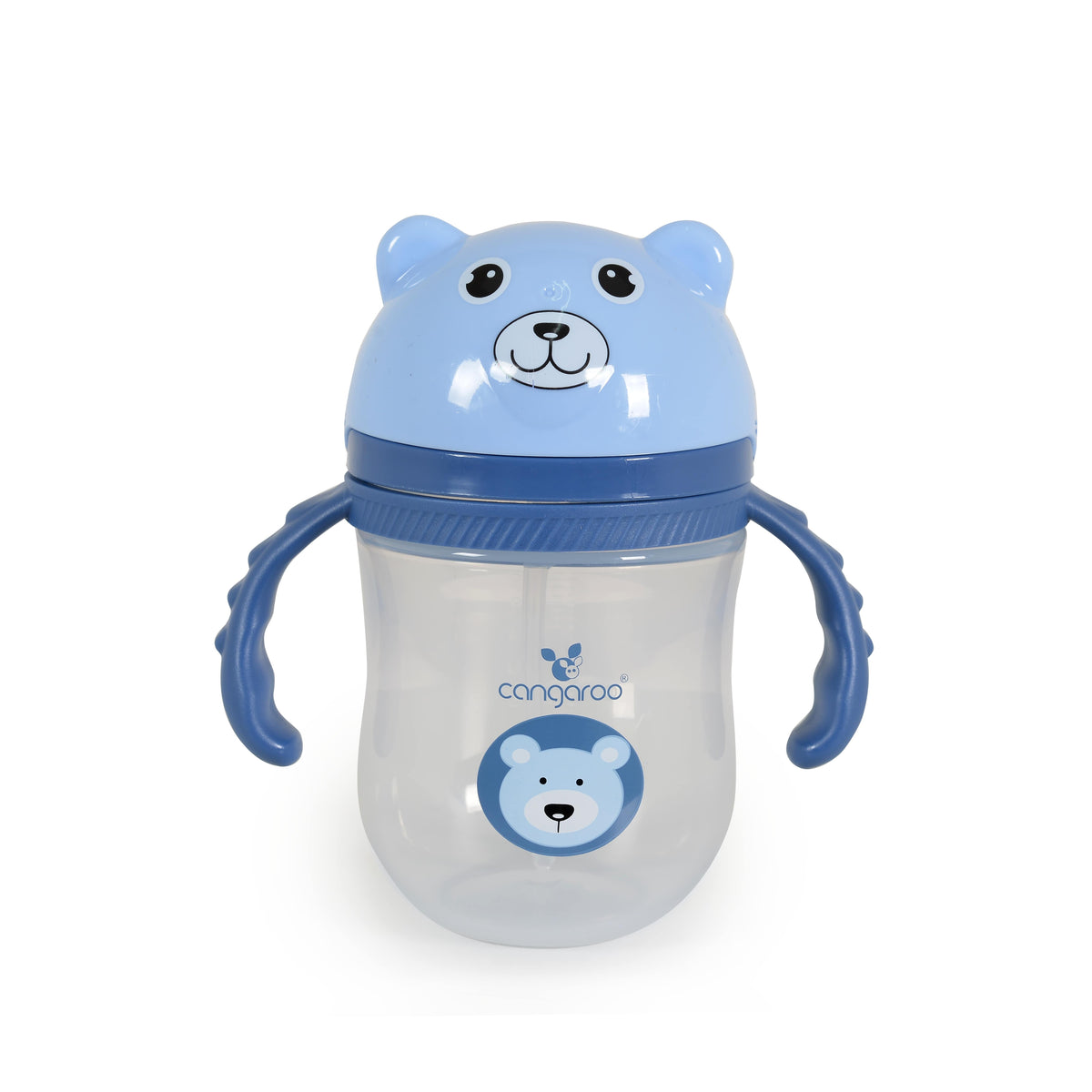 Cangaroo Чаша със сламка 240ml Berry -C0586 - Син