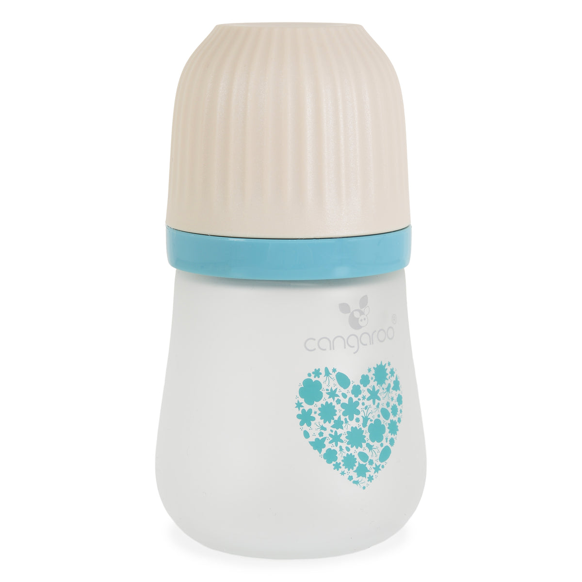 Cangaroo Шише Стъклено широко 180ml Amori - Син
