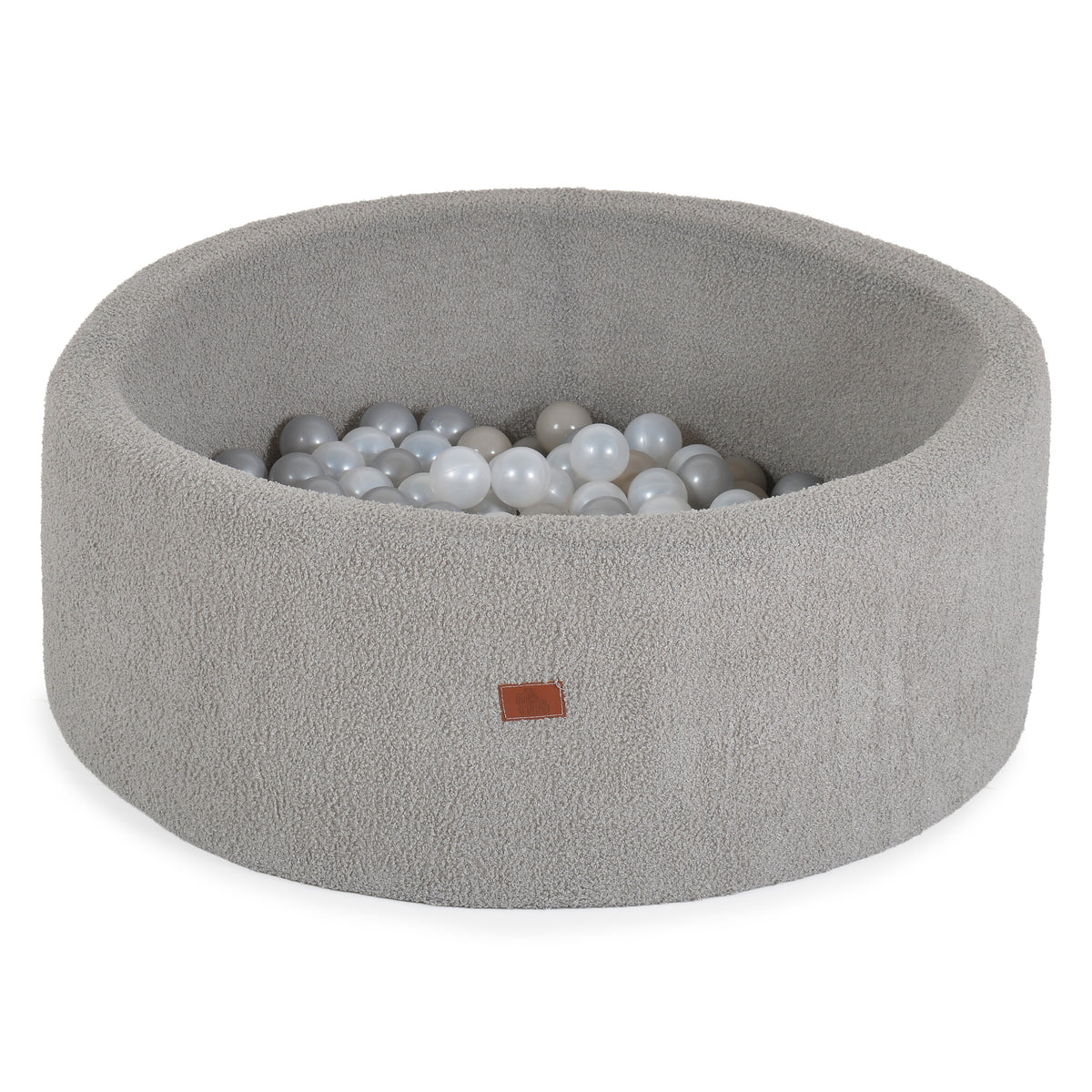 Moni Toys Мек басейн Boucle с 200 топки Light-Grey