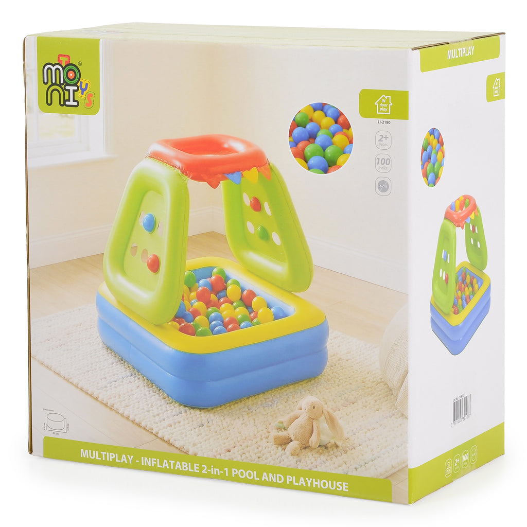 Moni Toys Надуваем басейн с топки Multiplay LI-2180