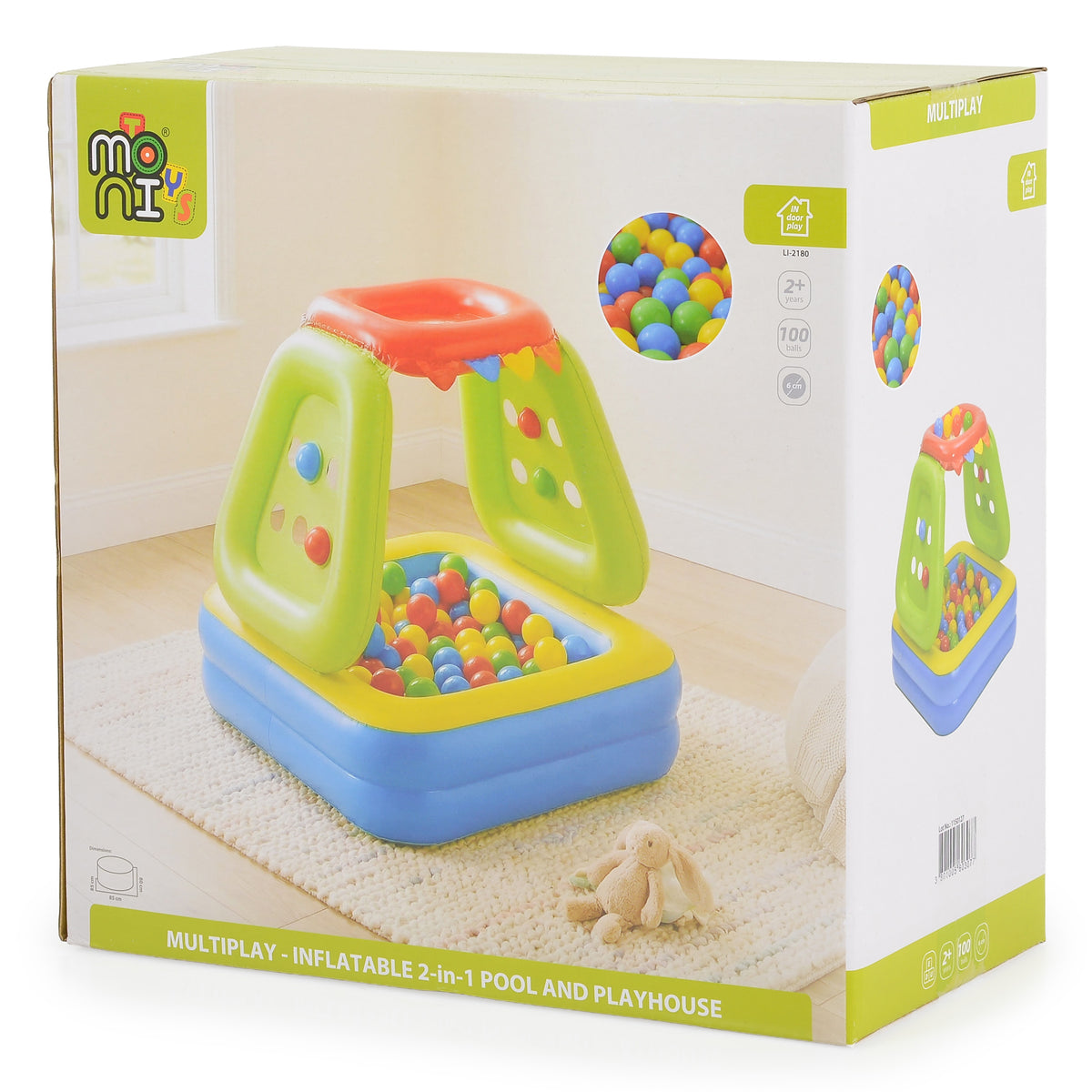 Moni Toys Надуваем басейн с топки Multiplay LI-2180