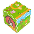 Moni Toys Мек пъзел с принт Farm 0341