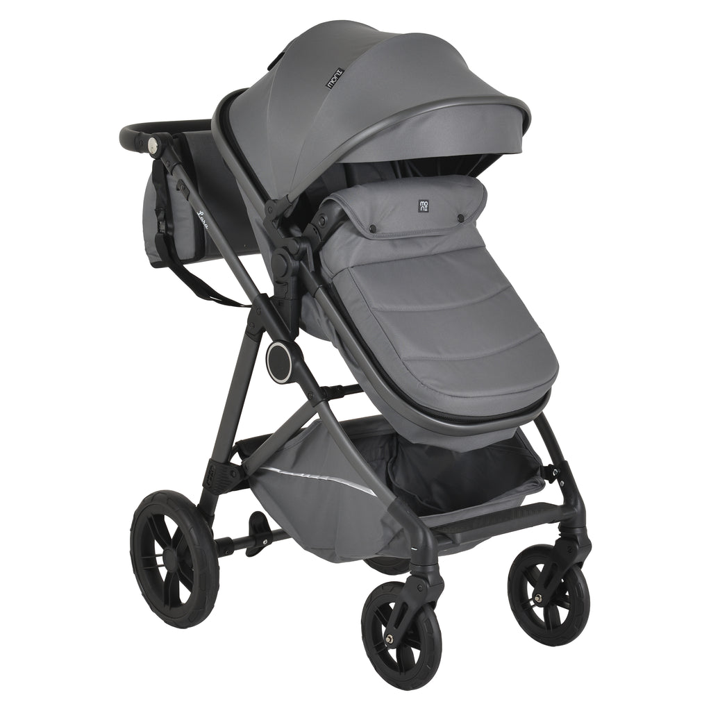 Moni Комбинирана количка Lara 2 в 1 Grey