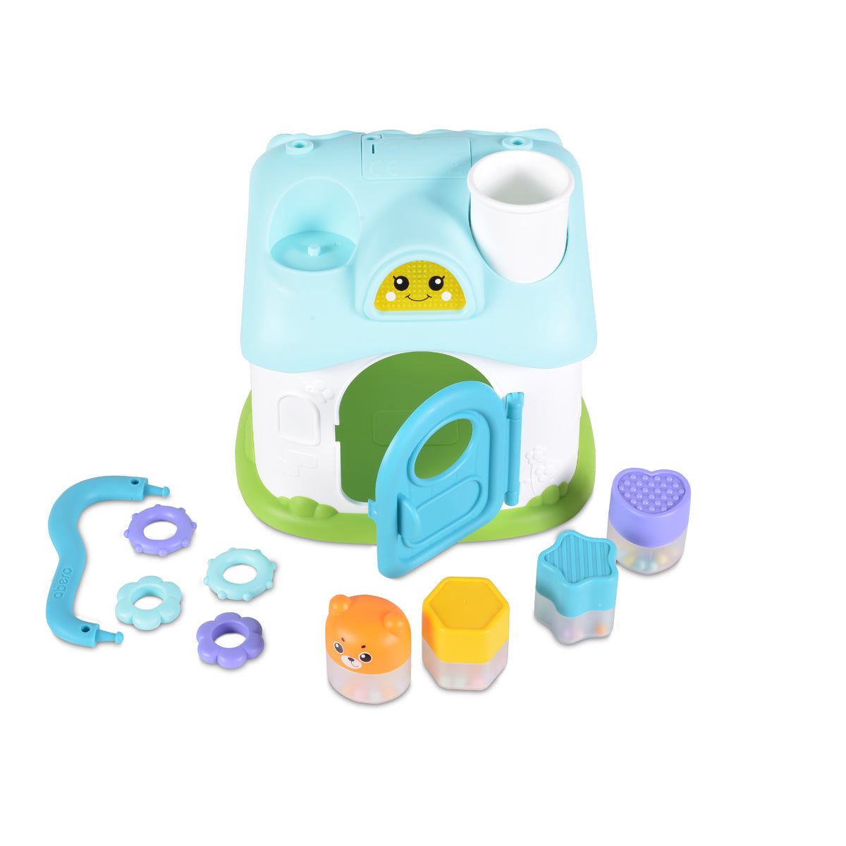 Moni Toys Сортер къща Elvish House син
