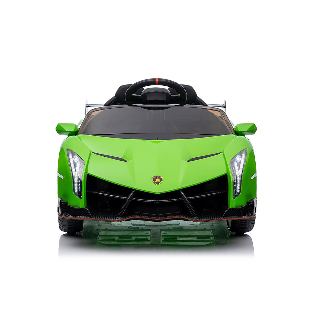 Акумулаторна кола LAMBORGHINI VENENO с родителски контрол 12V Червена