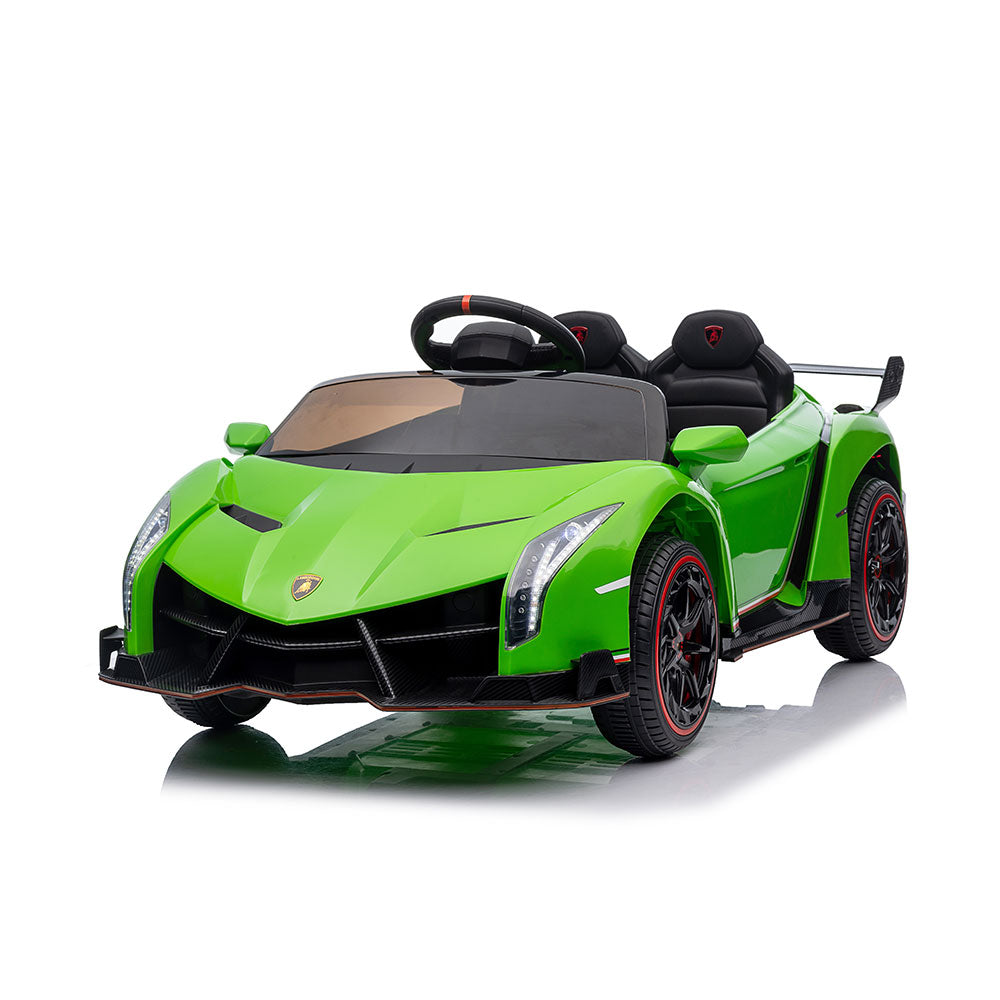 Акумулаторна кола LAMBORGHINI VENENO с родителски контрол 12V Червена