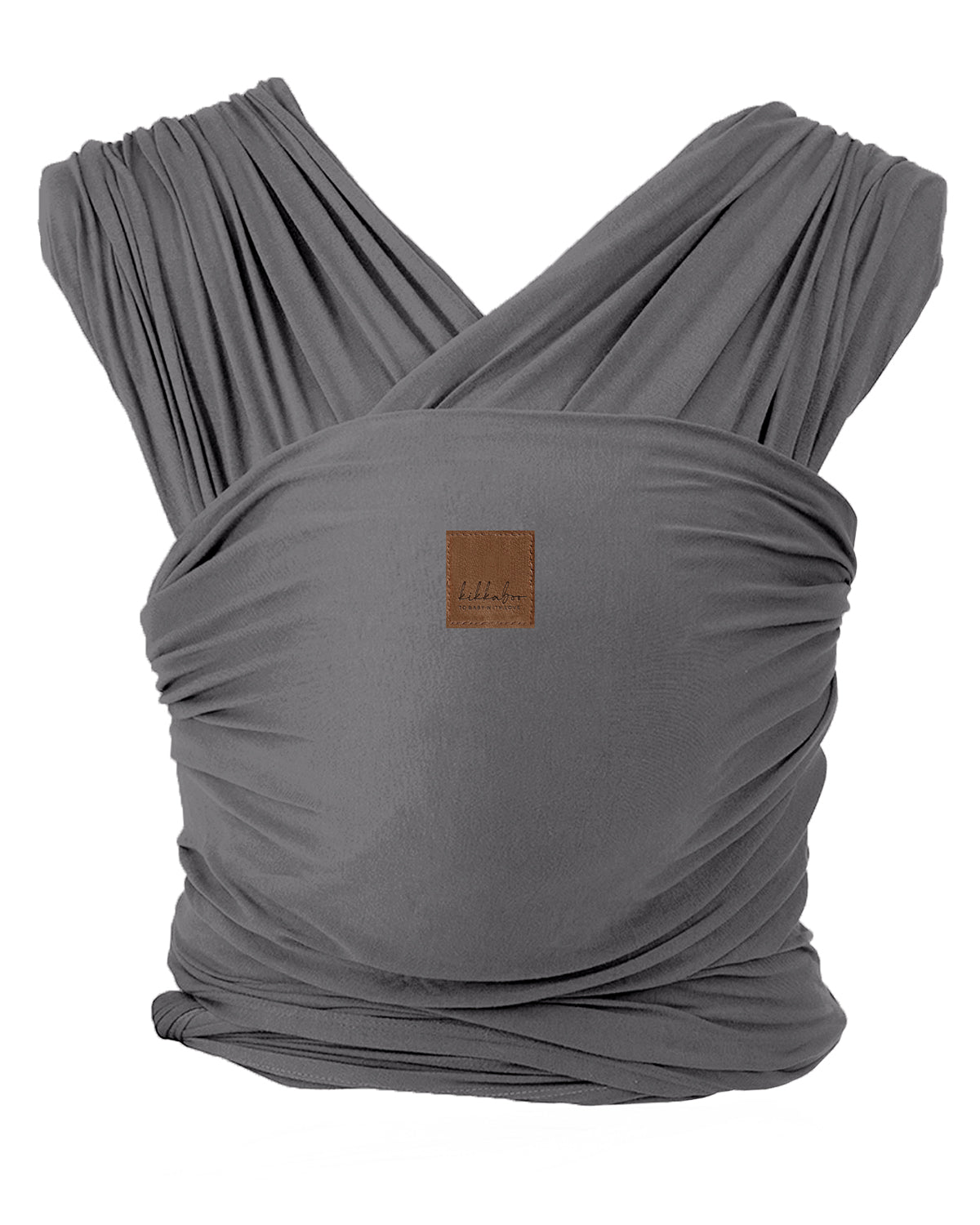 KikkaBoo Слинг за носене на бебе Isla Dark Grey