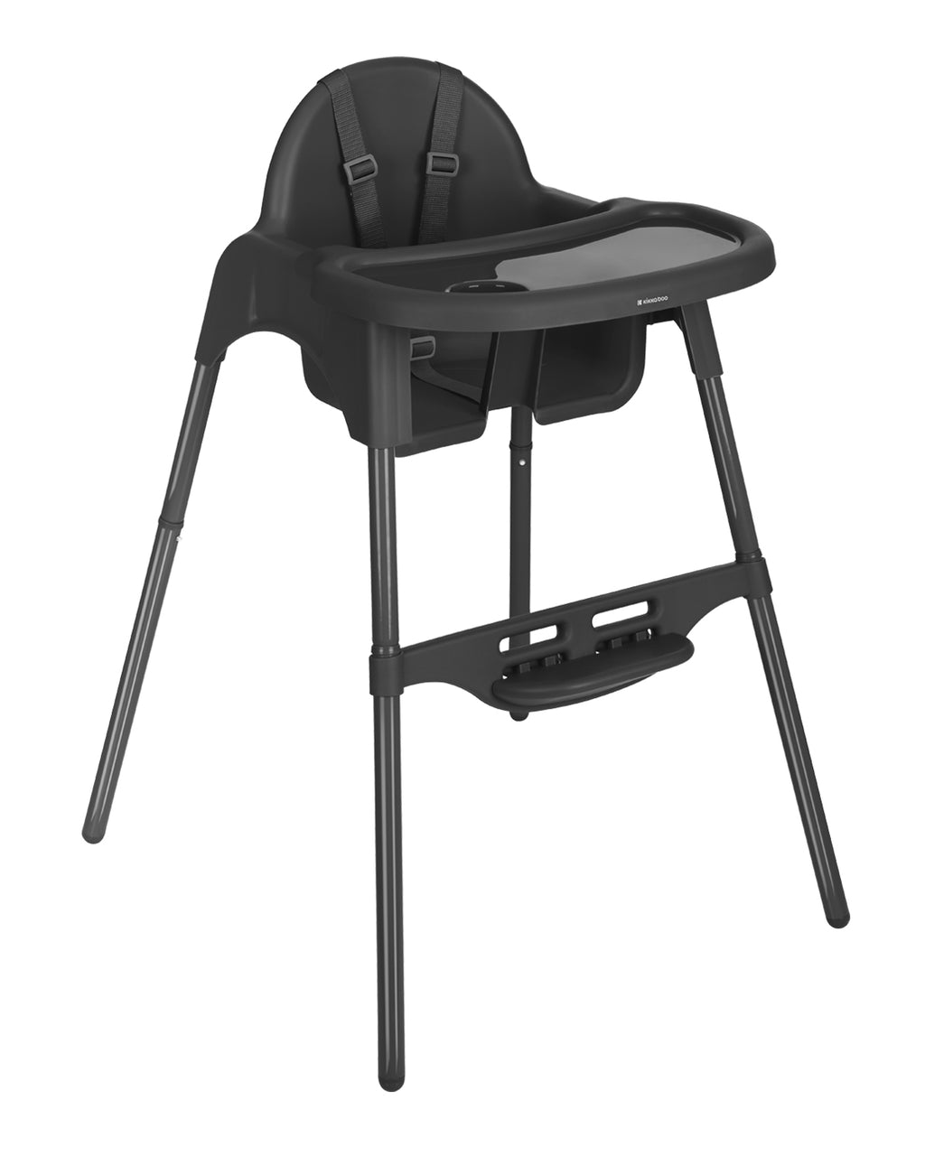 KikkaBoo Стол за хранене 2в1 Jammy Black