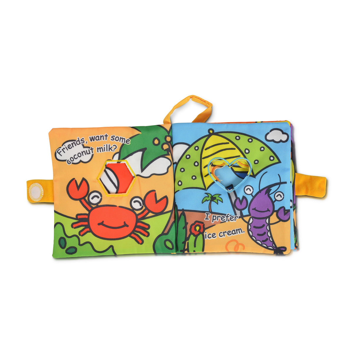 Jollybaby Мека книжка с играчка Crab 2103071